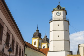 City tower and historic city centre, Capital of Culture 2026, Trencín, Slovakia