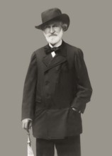 Giuseppe Fortunino Francesco Verdi, 1813 – 1901, Italian composer, digitally edited after a