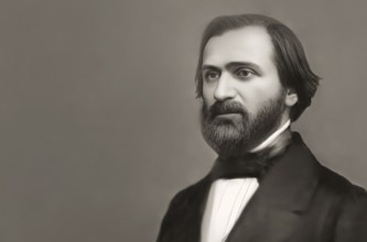 Giuseppe Verdi, 1813 – 1901, Italian opera composer, digitally edited