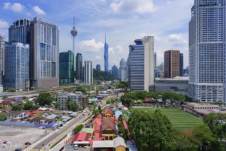 Kuala Lumpur city skyline, Malaysia, Asia