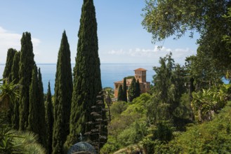 Botanical Garden, Giardino Hanbury, La Mortola, near Ventimiglia, Riviera dei Fiori, Liguria, Italy