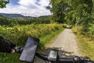 Sauerlandring cycle path, an 84 km long circular cycle path between the towns of Finnentrop,