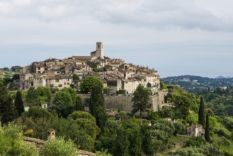Picturesque mountain village, St. Paul de Vence, Provence Alpes Côte d'Azur, South of France,