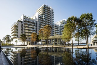 Luxury flats by the sea, architect Renzo Piano, Petit Portier, Monte Carlo, Cote d'Azur, Monaco