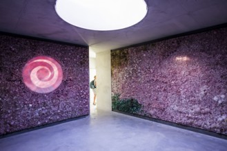 Meditation room with real crystals, artist Tia-Thuy Nguyen, Petit Portier, Monte Carlo, Cote