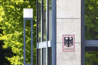 Federal Public Prosecutor General at the Federal Court of Justice in Karlsruhe. Office sign with