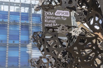 Centre for Art and Media, Museum for Media Technology, ZKM. Exterior view. Karlsruhe,