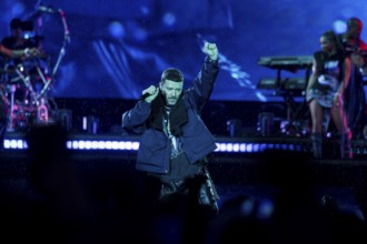 Justin Timberlake at the Lollapalooza Festival in the Olympiastadion and on the Maifeld, Berlin,