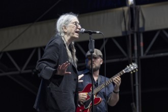 Patti Smith, singer, songwriter, USA, Patti Smith Quartet, open air at the Citadel Music Festival,