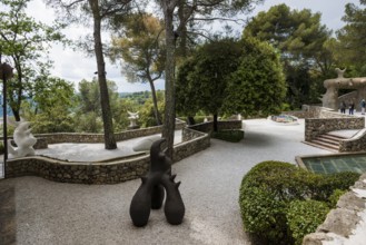 Museum, Fondation Maeght, artist Joan Miro, St. Paul de Vence, Provence Alpes Côte d'Azur, South of