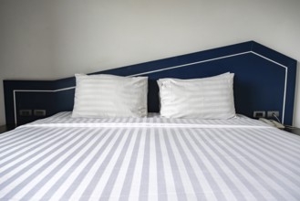 Hotel room double bed