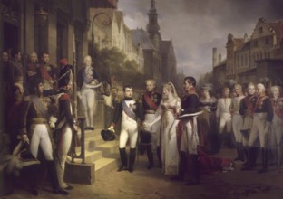 The Treaties of Tilsit, Napoleon, Alexander I of Russia, Queen Louise of Prussia, and Frederick