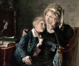 The Queen Louise of Prussia with her second child Wilhelm, future the first German Emperor, Louise