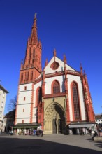 St Mary's Chapel on the Würzburg market square, Würzburg, Lower Franconia, Bavaria, Germany