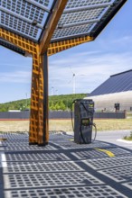 Electric charging station on the site of the former Lohberg colliery in Dinslaken, operated by