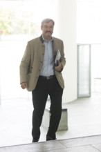 Markus Söder (CSU Chairman and Minister-President of Bavaria) on his way to consult Federal