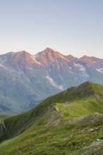 Sunrise in the Mountains at Hochalpenstraße, view from Fuscher Törl, Pinzgau, Salzburg, Austria