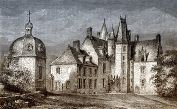 The château des Rochers-Sévigné, near Vitré in Ille, France, former Breton residence of Marie de