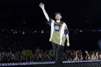 Mike Shinoda, singer and bassist of Linkin Park live on From Zero World Tour 2025 at the