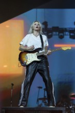 Emily Armstrong, lead singer of Linkin Park live on From Zero World Tour 2025 at the Olympiastadion