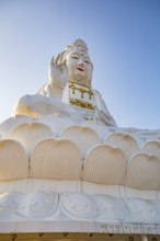 Guan Yin (Goddess of Mercy) statue at Wat Huay Pla Kang Temple in Chiang Rai province of Northern