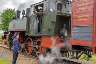 Prussian train steam railway Minden Germany