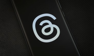 Dhaka, Bangladesh - 18 March 2025: The logo of the threads is displayed on a smartphone screen