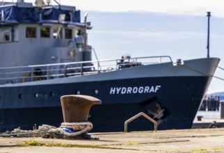 The town harbour of Sassnitz, Rügen, Mecklenburg-Vorpommern, Germany