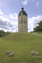 Dicker Wilhelm, keep, tower, Neuenburg Castle, Freyburg, Romanesque Road, Saxony-Anhalt, Germany