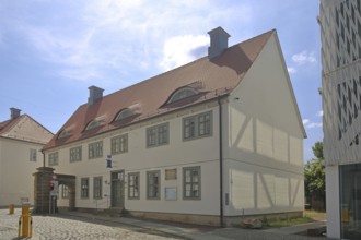 Building at the entrance to the Francke Foundations, Federal Cultural Foundation, Halle an der