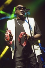 Ray Greene, singer of Santana live on Oneness Tour 2025 at the Berlin Uber Arena on 13 June 2025