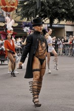 Carnival of Cultures, parade from Frankfurter Allee / corner of Proskauer Straße to Karl-Marx-Allee