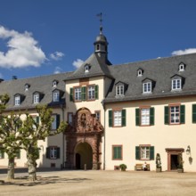 Inner courtyard, Bad Homburg vor der Höhe Castle, Hesse, Germany
