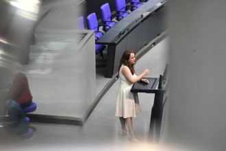 Ricarda Lang (Bündnis 90 / Die Grünen) speaks on the agenda item Mandatory animal labelling at the