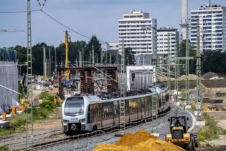 Reconstruction, extension of the Emmerich-Oberhausen railway line, three tracks, including 47 new