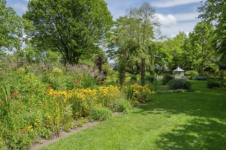 District educational garden, Burgsteinfurt, Münsterland, North Rhine-Westphalia, Germany