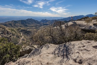 Windy Point Vista offers a view of Tucson from the Catalina Mountains along the Mt Lemmon Highway