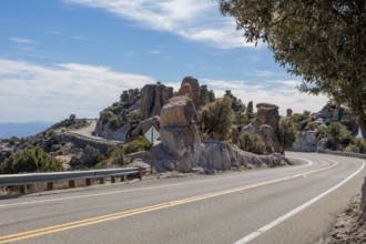 Mt. Lemmon Highway winds up the Santa Catalina Mountains from Tuscon to Mt. Lemmon Arizona