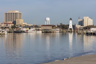 Small Craft Harbor at Gulfport, Mississippi, USA