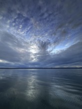 Evening atmosphere, Lake Starnberg, Bavaria, Germany