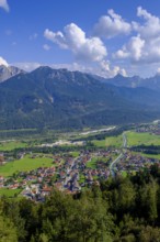At the summit, to the Karwendel, Magdalena Neuner Weg, Krepelschrofen, Wallgau, Werdenfelser Land,