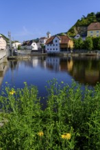 Hals an der Ilz, Ilzschleifen, near Passau, Lower Bavaria, Bavaria, Germany