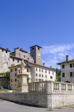 Piazza Maggiore, Old Town, Feltre, Veneto, Italy