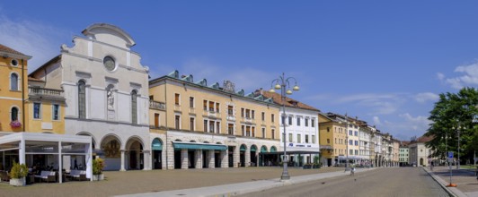 Piazza dei Martiri, historic centre, Belluno, Veneto, Italy