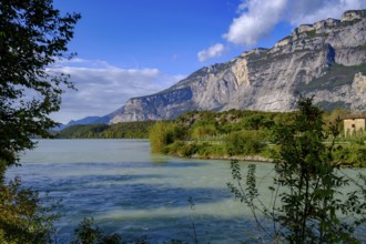 Rimone River, at Lago di Cavedine, Sarca Valley, Trentino, Italy