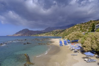 Skinos beach, Plakias on the Libyan Sea, south coast, Crete, Greece