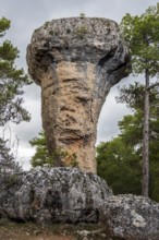Rock El Tormo, Ciudad encantada, area of rock formations, nature reserve, Cuenca region, Spain