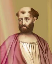 Pope Alexander I, Alessandro I, Bishop of Rome from c. 107 to his death c. 115, digitally edited