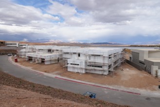 New private residential development at Lake Las Vegas in Henderson, Nevada, USA