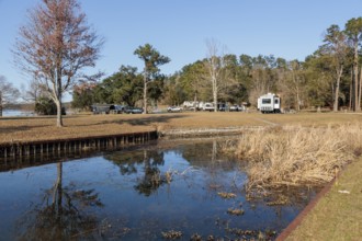 View of Lake Seminole from the Corps of Engineers Eastbank Campground near the Florida state line